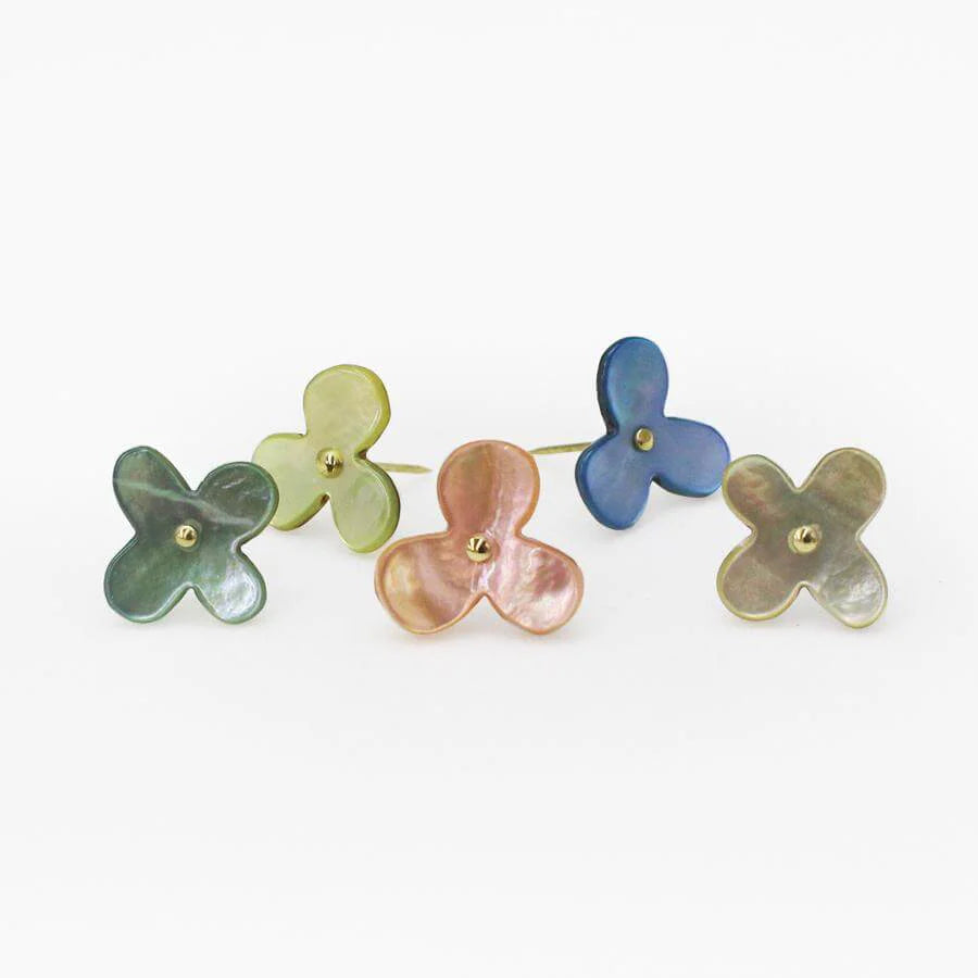 Cohana Flower Push Pin (Mother-of-Pearl) Assorted Box
