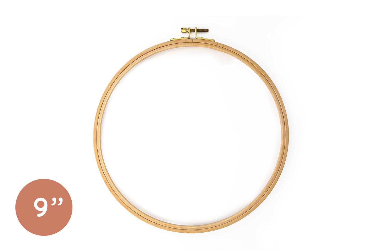 9" Beech Wood Embroidery Hoop