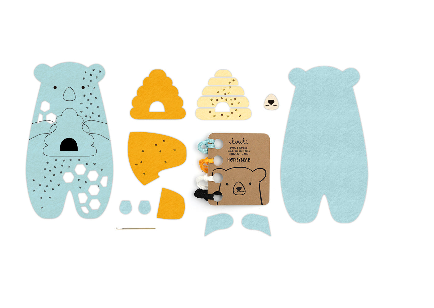 *PRE-ORDER* Honeybear - Felt Doll Kit