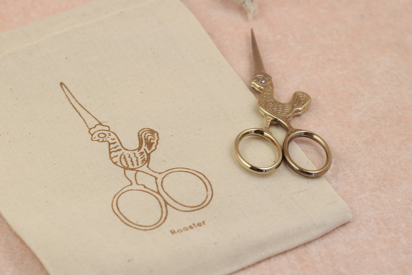 Embroidery Scissors - Rooster