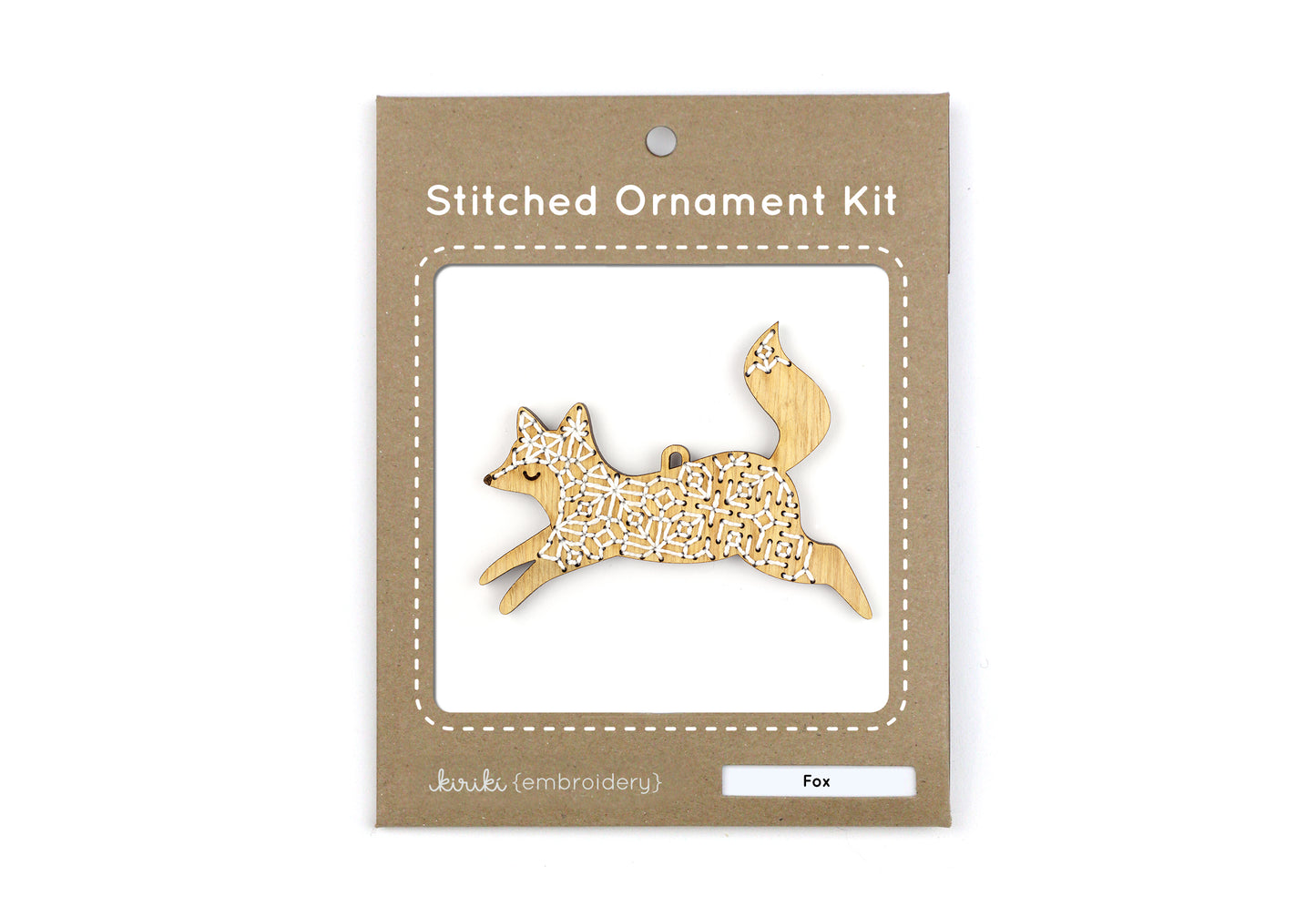 Set of 6 - DIY Stitched Ornament Kit (Oak Set)