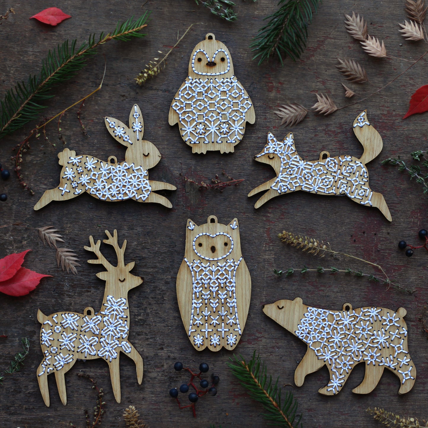 Owl - DIY Stitched Ornament Kit