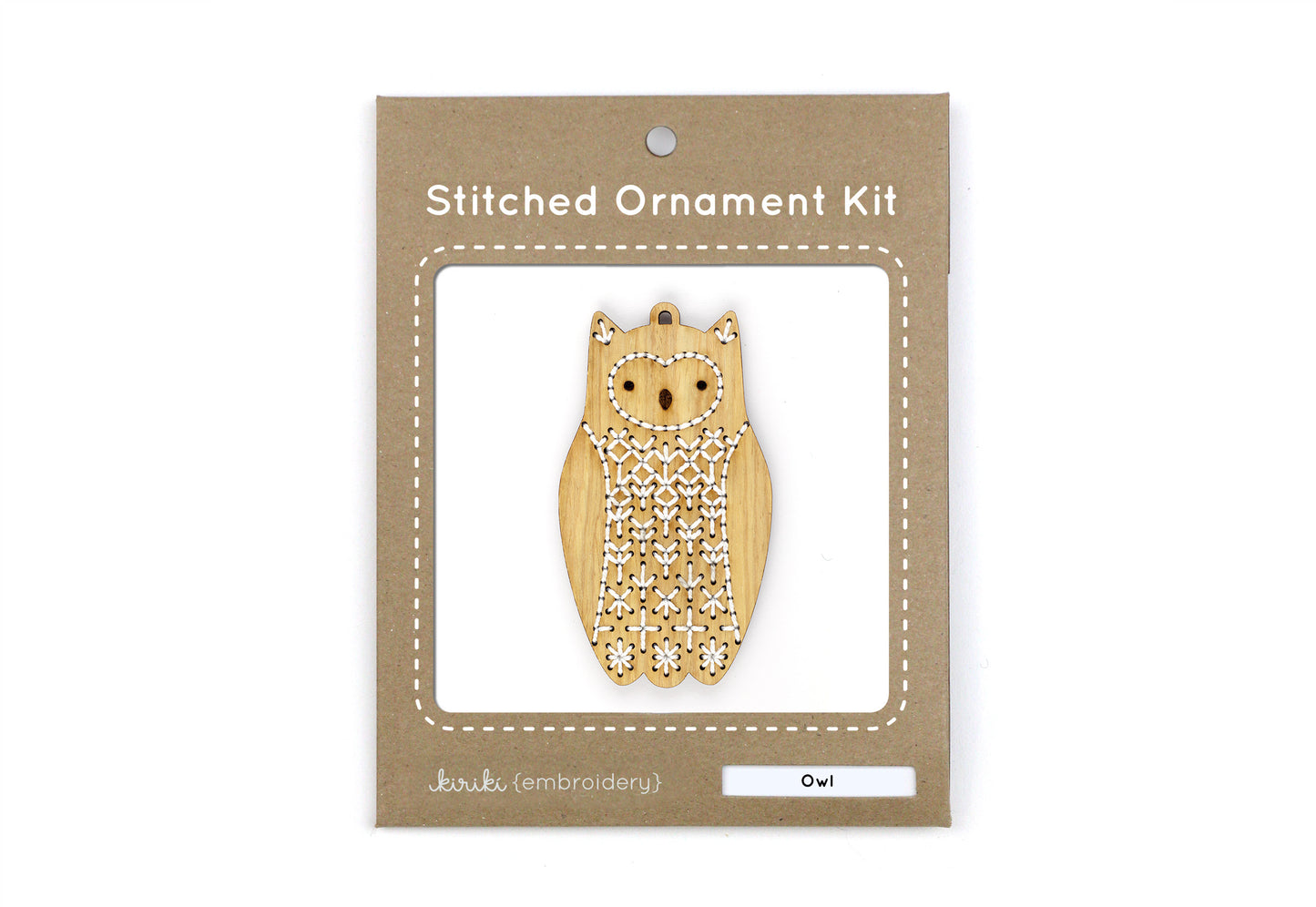 Set of 6 - DIY Stitched Ornament Kit (Oak Set)