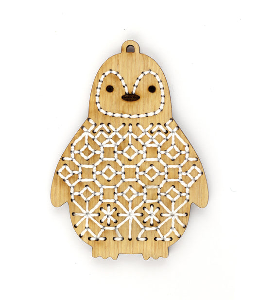 Penguin - DIY Stitched Ornament Kit