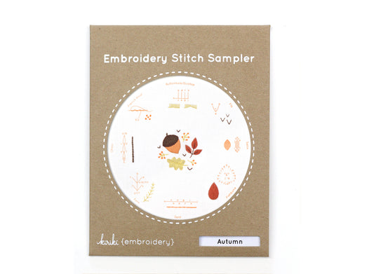 Autumn - Embroidery Stitch Sampler