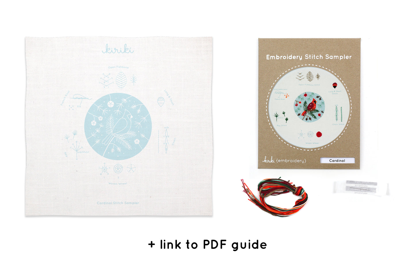 Cardinal - Embroidery Stitch Sampler