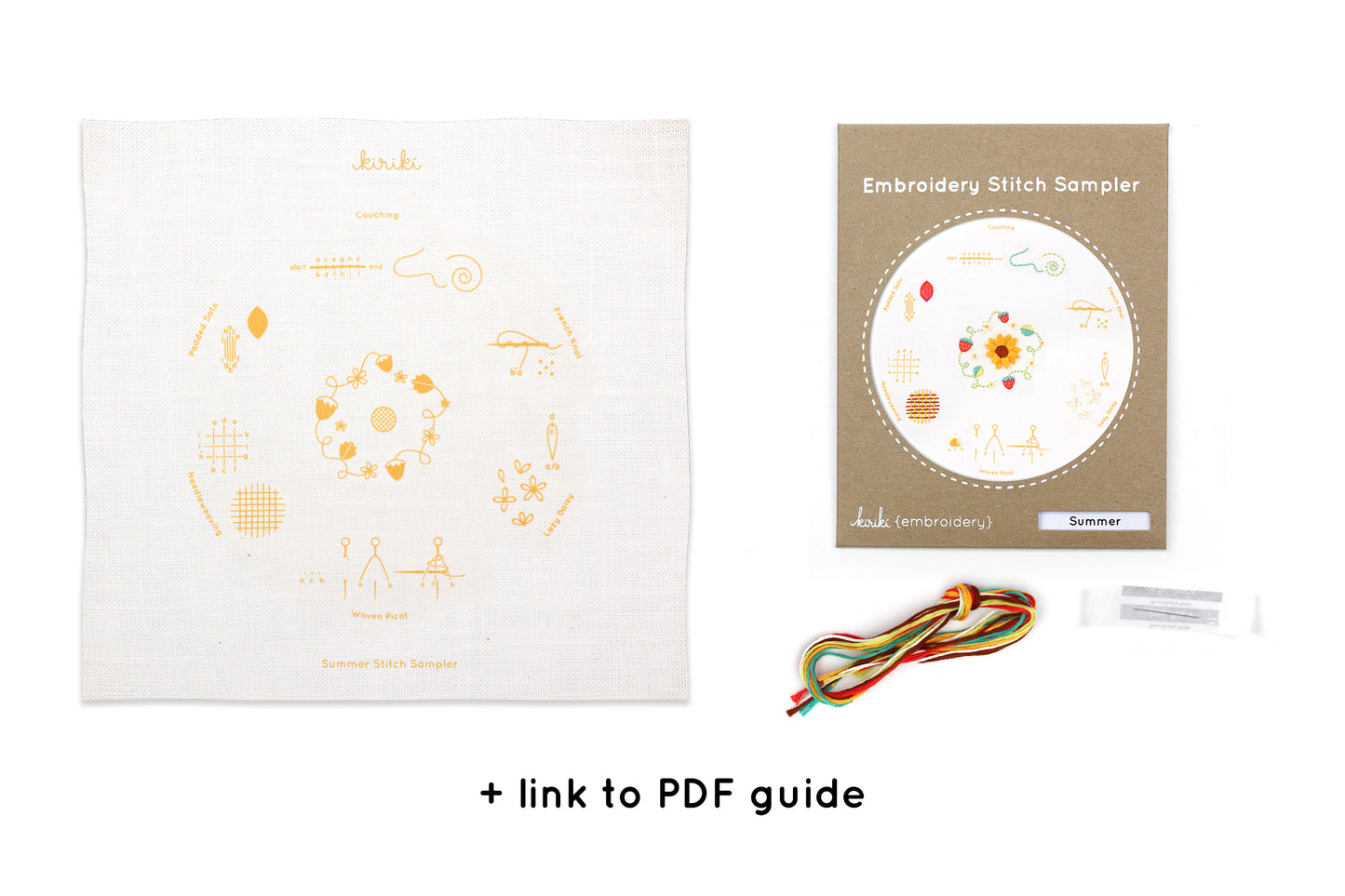 Summer - Embroidery Stitch Sampler