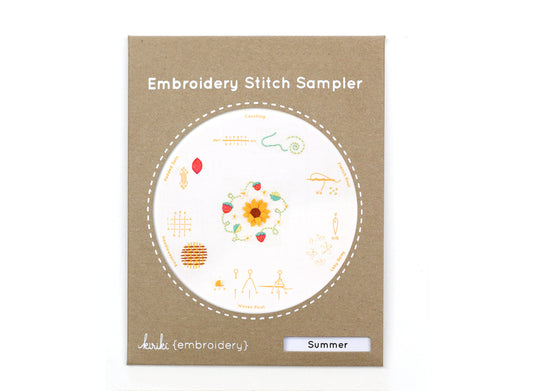 Summer - Embroidery Stitch Sampler