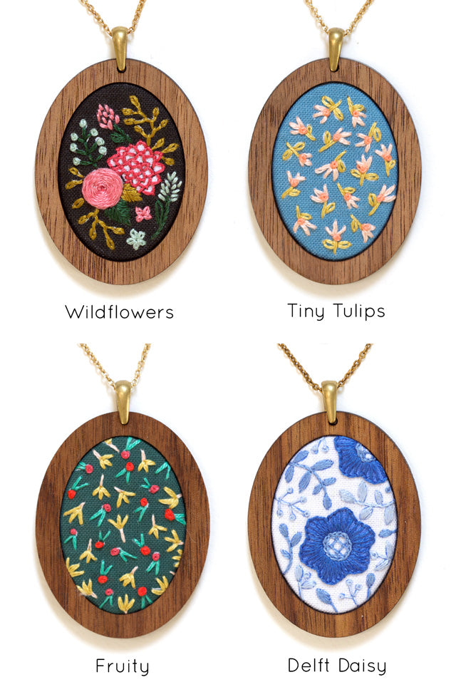 Embroidered Pendant Kits