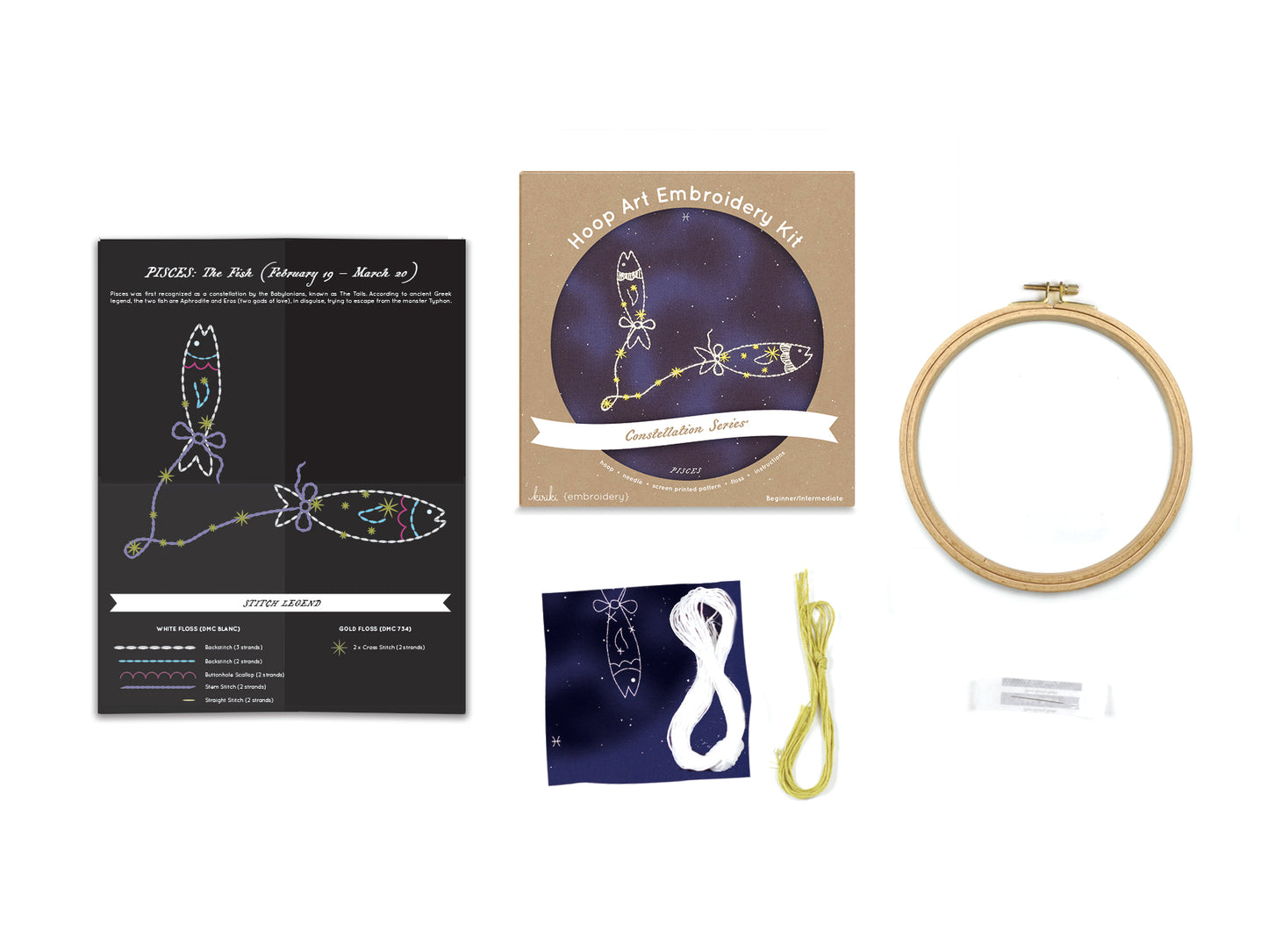 Pisces - 6" Hoop Kit
