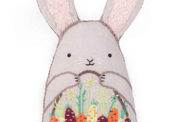 Berry Patch Bunny Embroidery Kit
