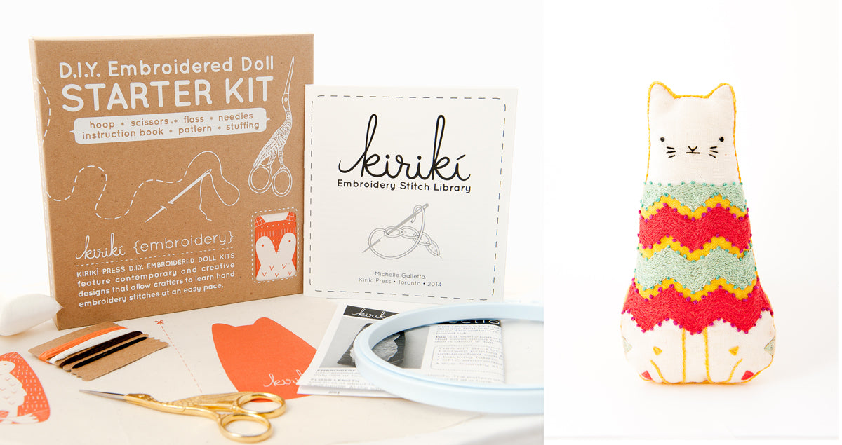 Fiesta Cat - Embroidery Kit