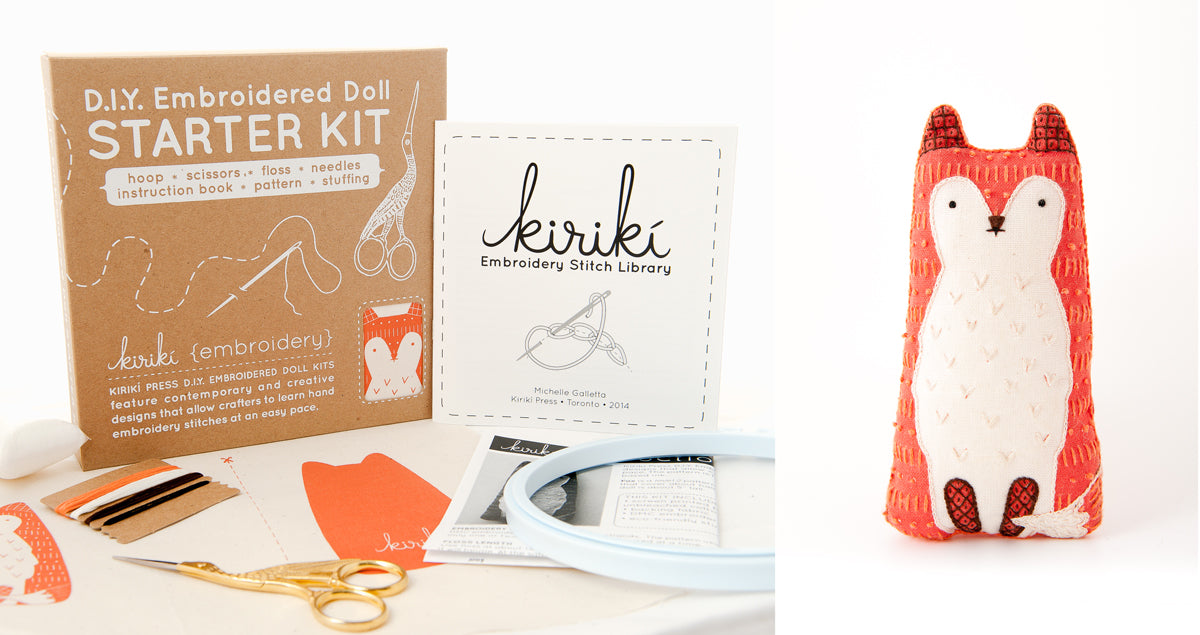 Fox - Embroidery Kit