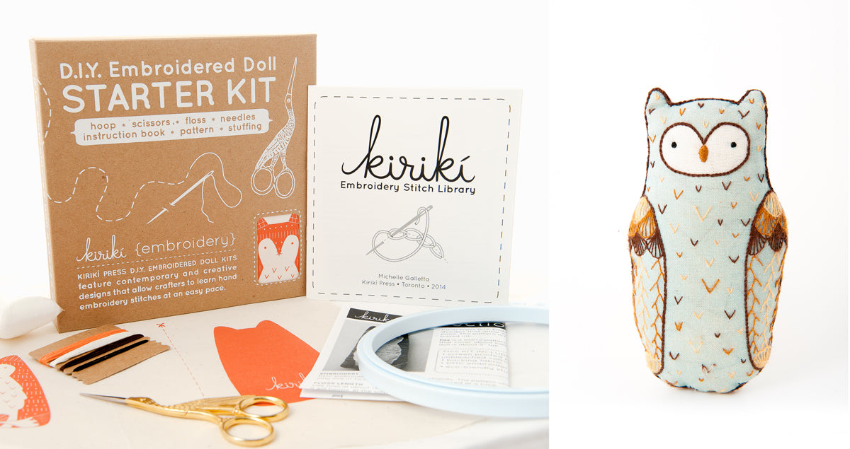 Horned Owl - Embroidery Kit