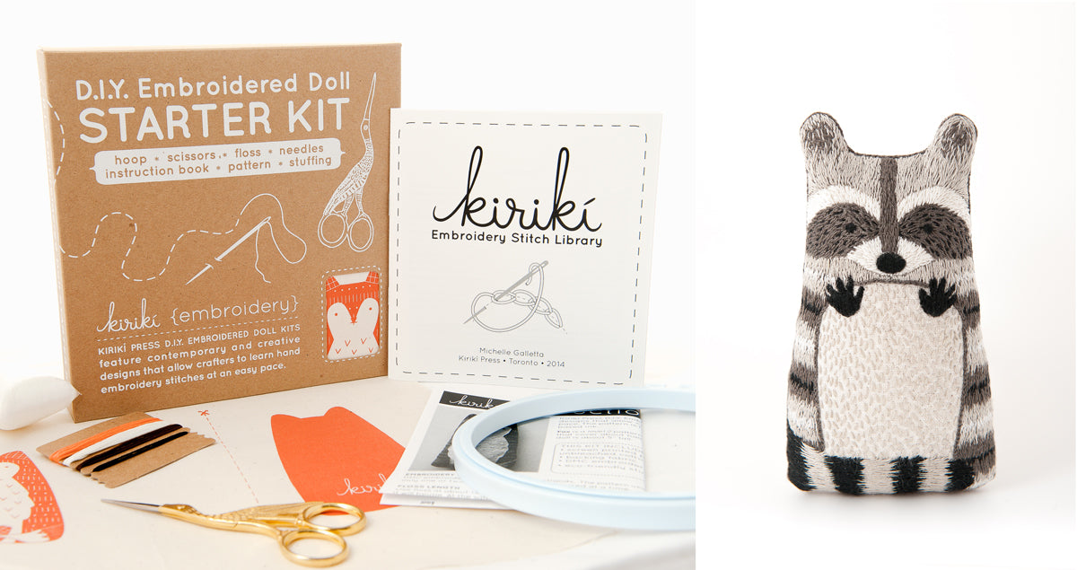 Raccoon - Embroidery Kit