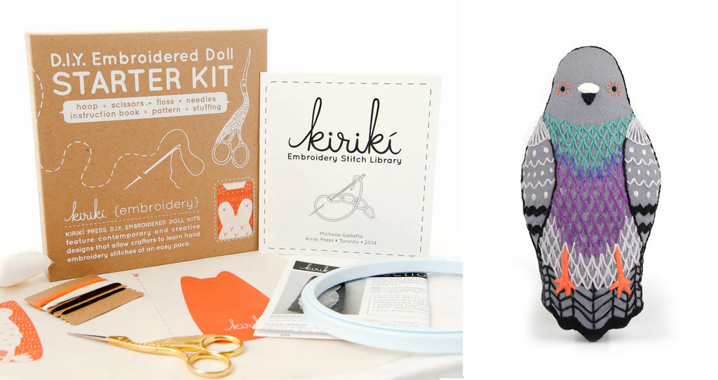 Pigeon - Embroidery Kit