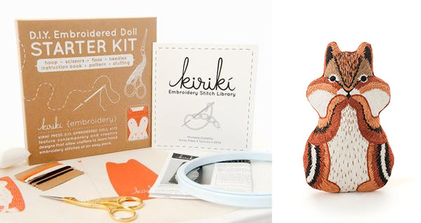 Chipmunk - Embroidery Kit