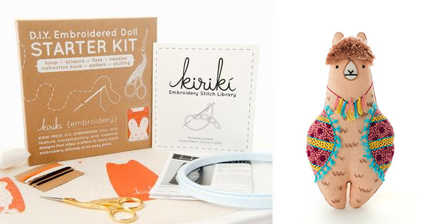 Llama - Embroidery Kit