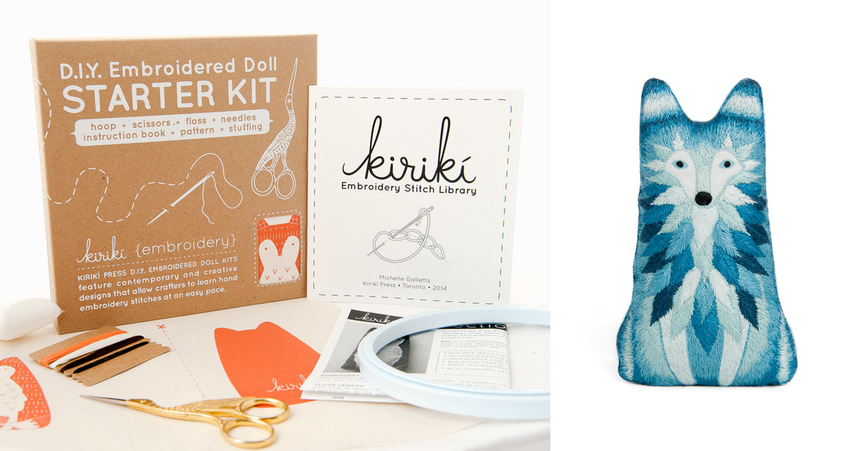 Wolf - Embroidery Kit
