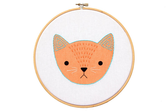 Kitten - Hoop Art Kit