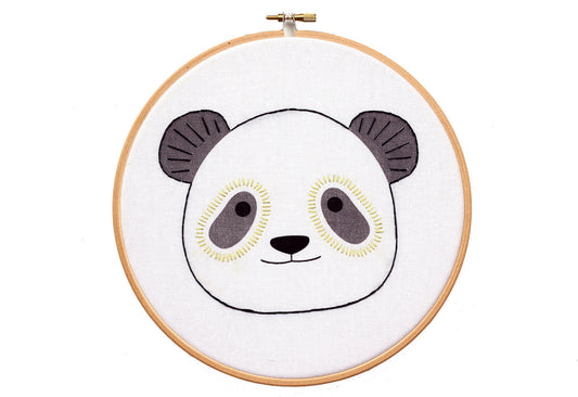 Panda - Hoop Art Kit