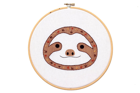 Baby Sloth - Hoop Art Kit