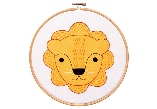 Little Lion - Hoop Art Kit