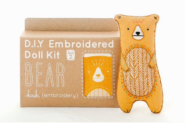 Bear Embroidery Kit