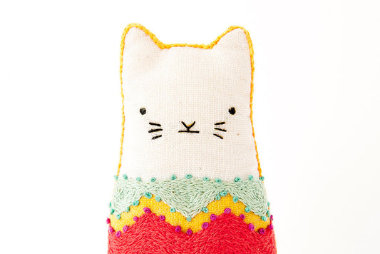 Fiesta Cat - Embroidery Kit