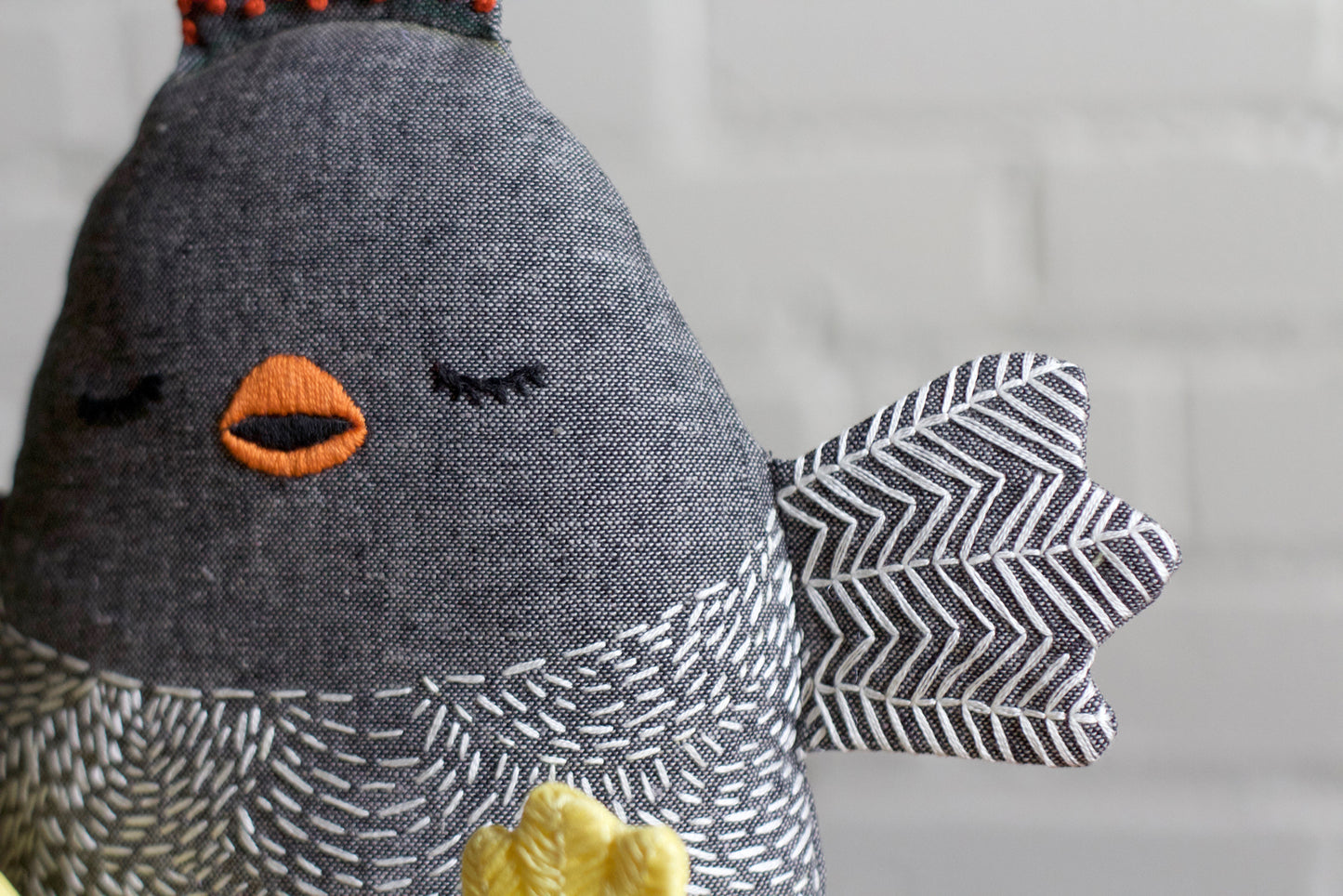 Spring Chickens PDF Sewing Embroidery Pattern