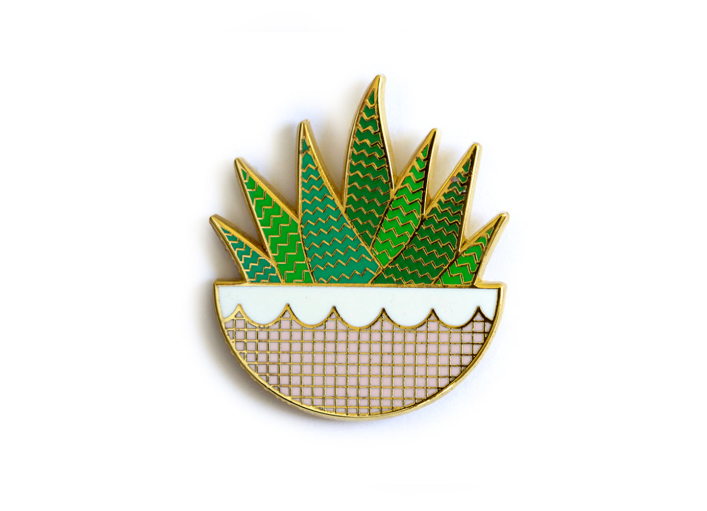 Zebra Plant - Magnetic Needleminder (enamel)