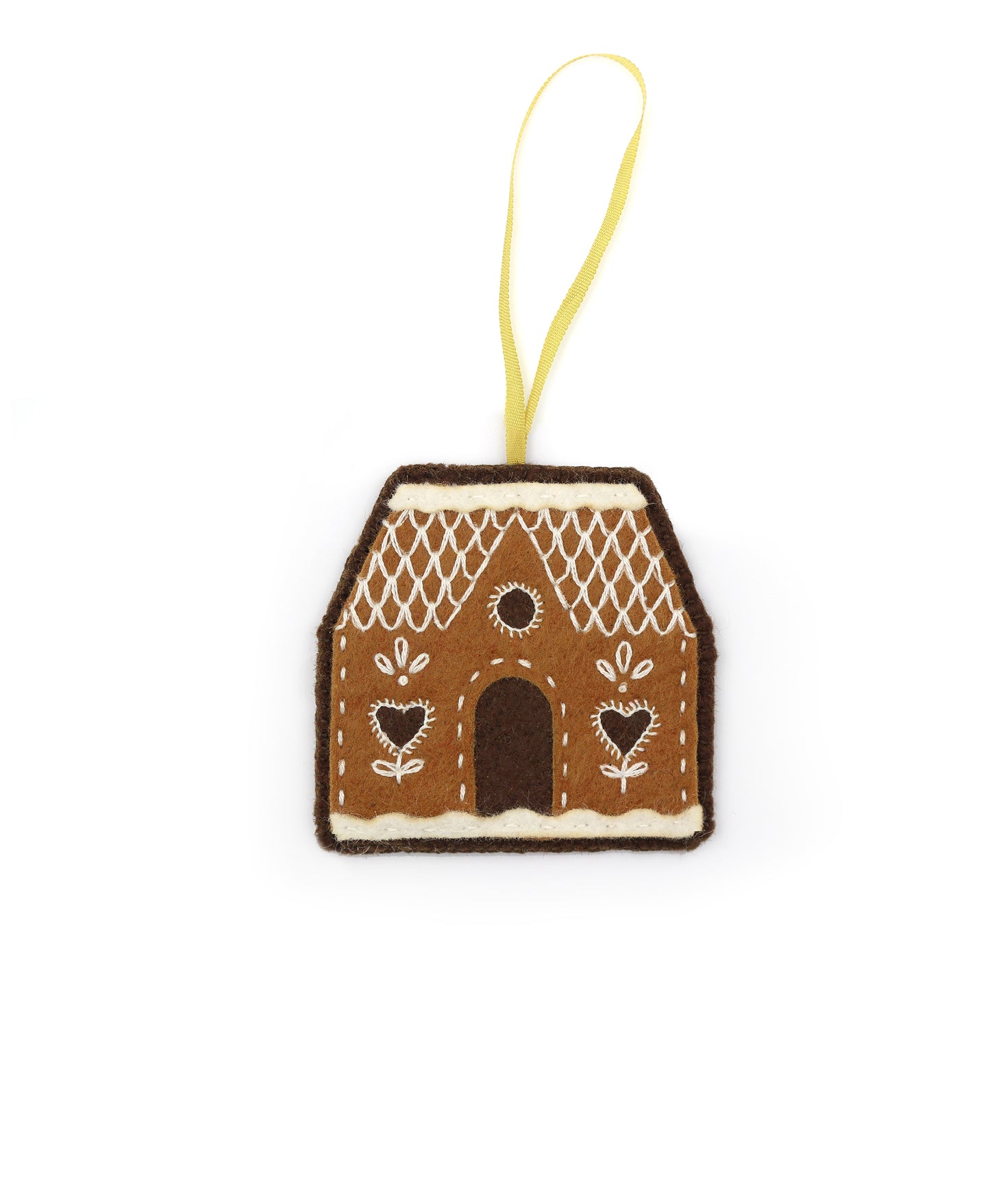 Gingerbread House - Felt Ornament Kit