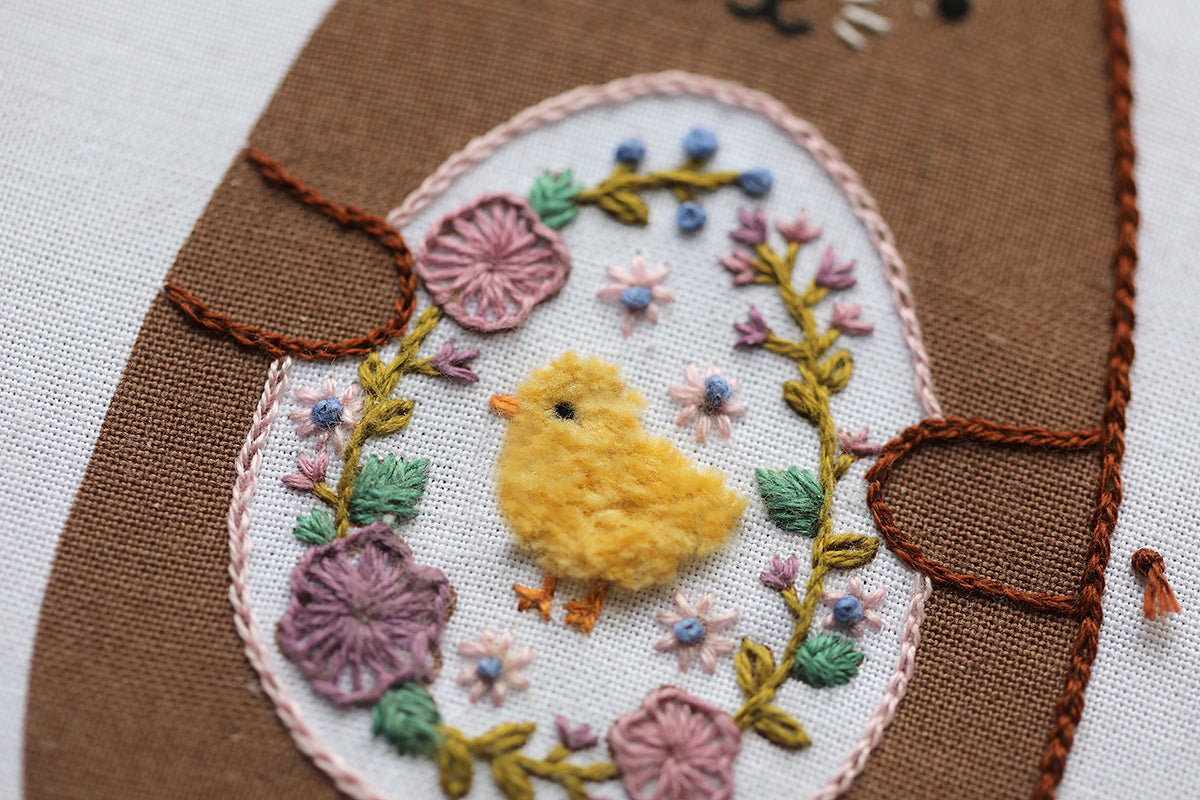 Chocolate Bunny - Embroidery Kit