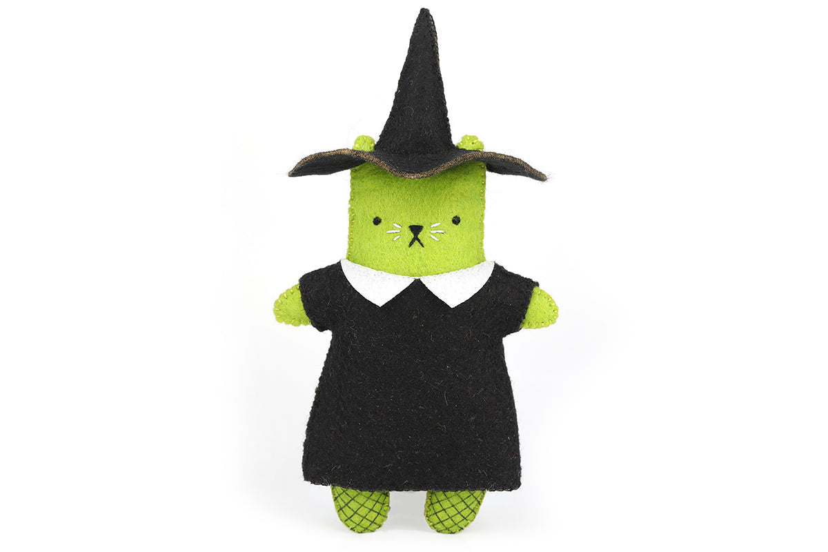 Witch Cat - Felt Doll Kit