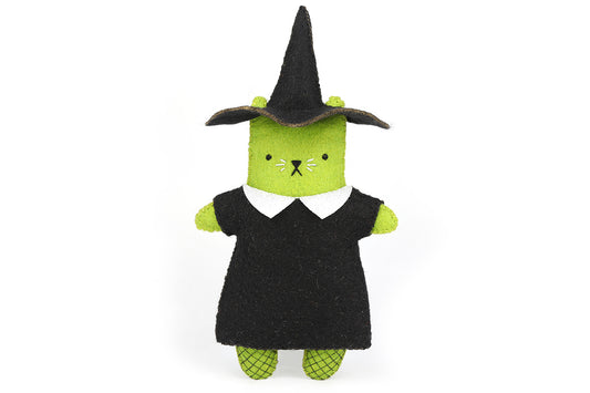 Witch Cat - Felt Doll Kit