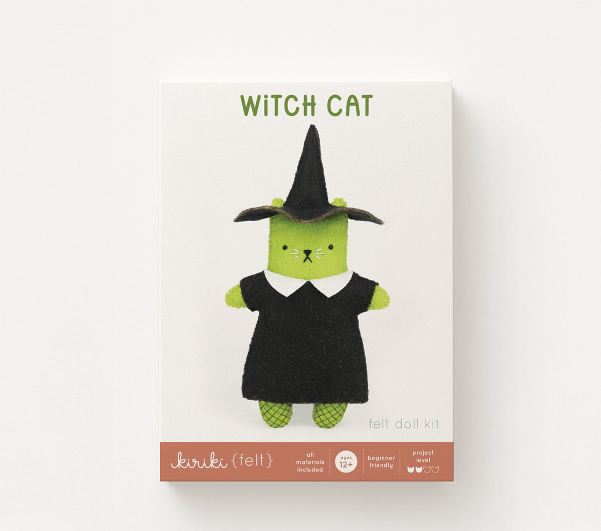Witch Cat - Felt Doll Kit