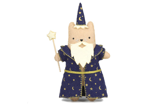 Wizard Cat - Felt Doll Kit