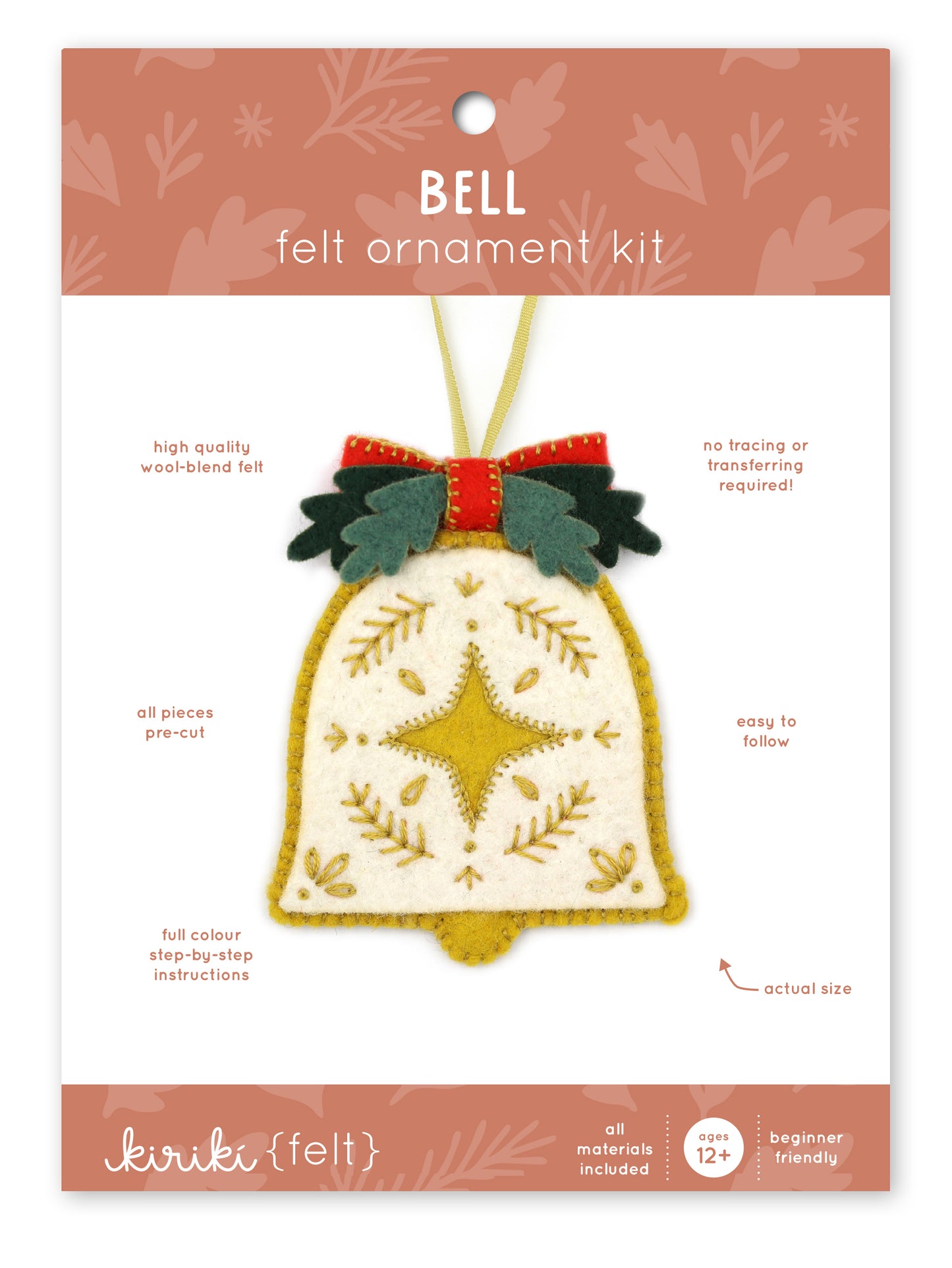 Bell - Felt Ornament Kit