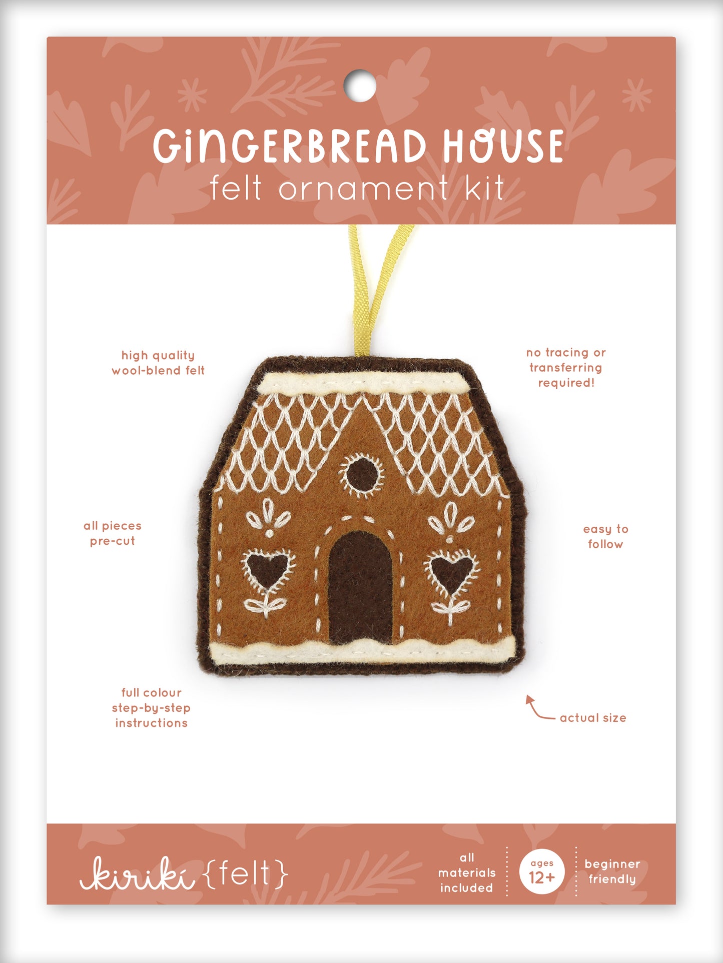 Felt Ornaments - Set of 6