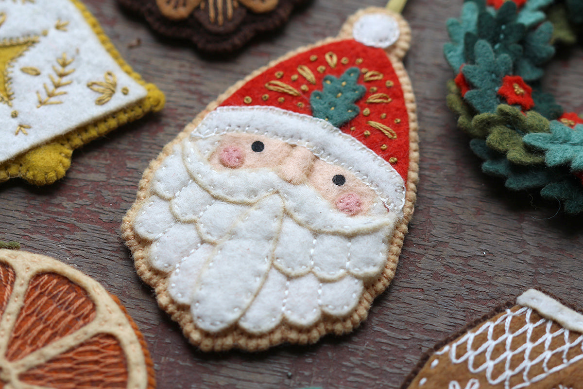 Santa Claus - Felt Ornament Kit