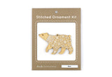 Set of 6 - DIY Stitched Ornament Kit (Oak Set)