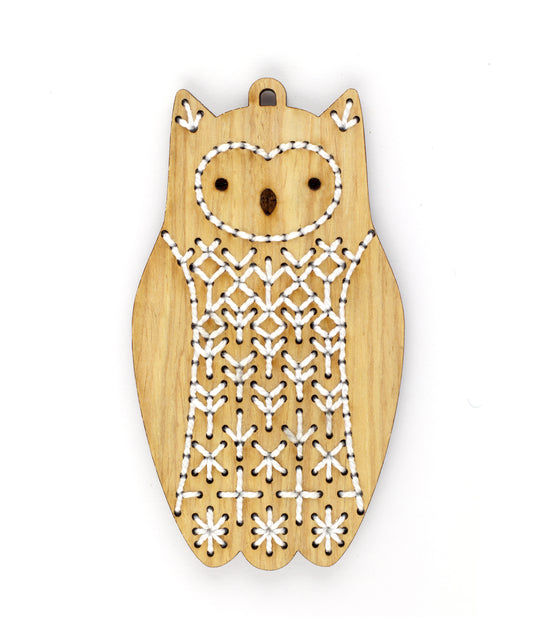 Owl - DIY Stitched Ornament Kit