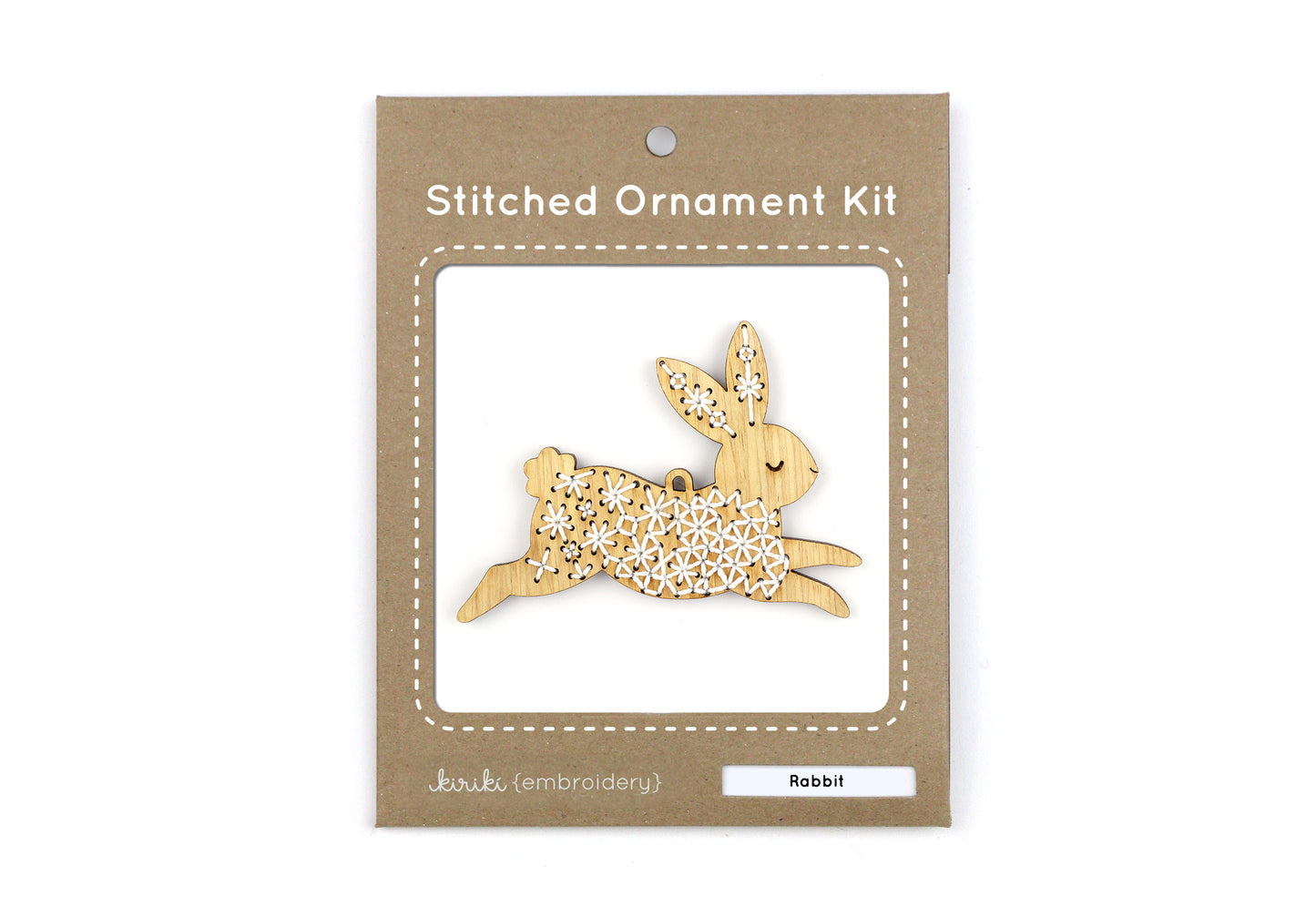 Rabbit - DIY Stitched Ornament Kit