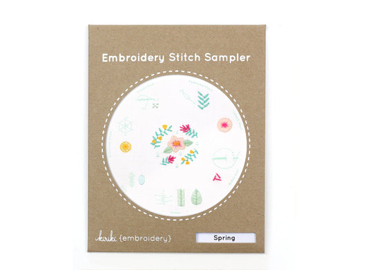 Spring - Embroidery Stitch Sampler