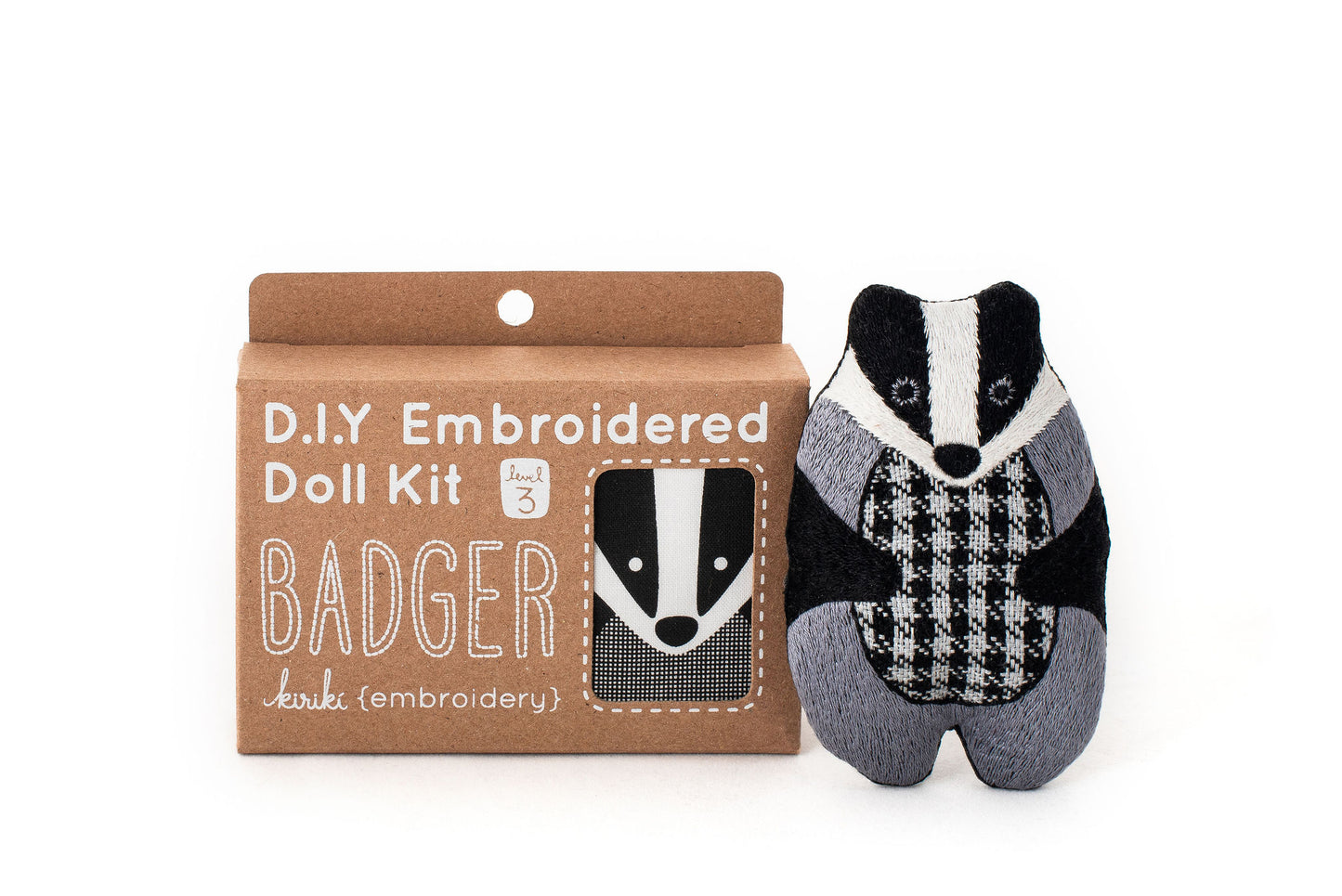 Badger - Embroidery Kit
