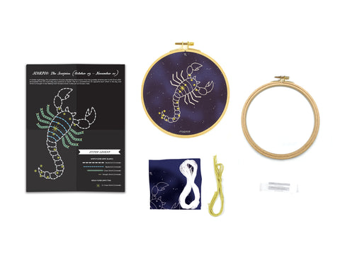Zodiac Sign Scorpio Machine Embroidery Design 3 Sizes 4 X 4-inch Hoop, 5 X  7-inch Hoop -  Israel
