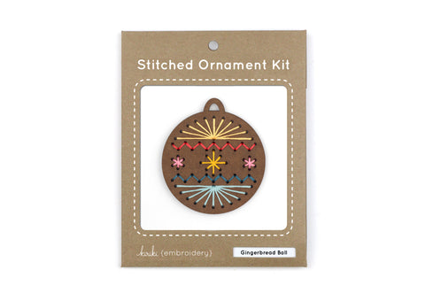 All Six Gingerbread Ornaments Bead and Counted Cross Stitch Kit -  Needlework Projects, Tools & Accessories