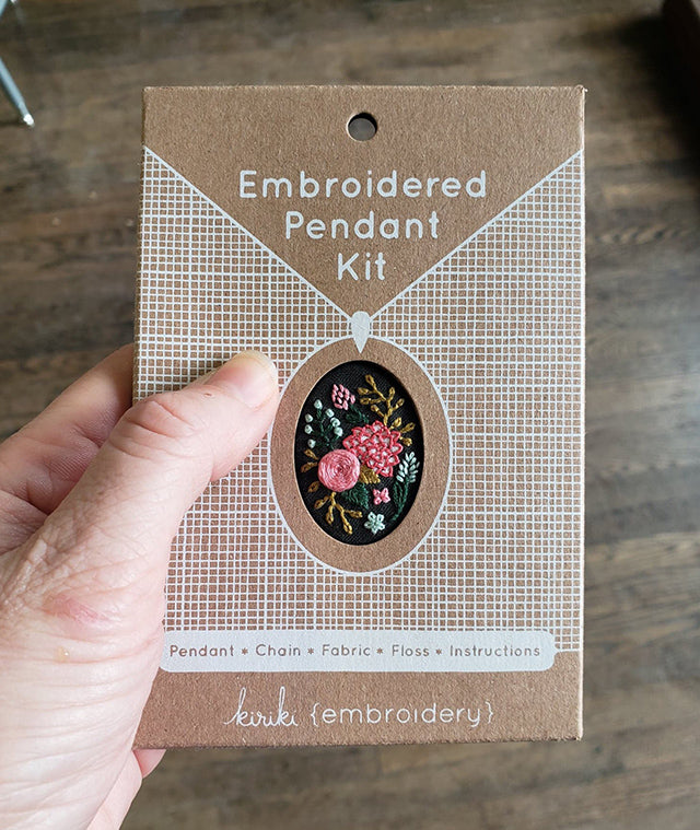 Embroidered Pendant Kits
