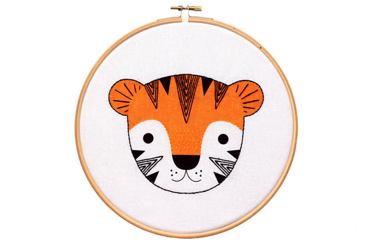 Tiger Cub - Hoop Art Kit
