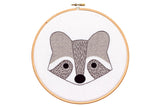 Raccoon Cub - Hoop Art Kit